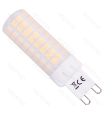 Lampadina led G9 7W 770 lumen luce calda 3000K Dimensioni:D19xH68 mm Angolo 360 gradi, Equivalenza incandescente: 58W