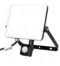 Flood light LED antiabbagliamento con sensore 50W 5500 lumen,luce naturale 4000K IP65 faro led Dimensioni: L198xW221xH54mm Flood light LED antiabbagliamento con sensore 50W 5500 lumen,luce naturale 4000K IP65 faro led Dimensioni: L198xW221xH54mm