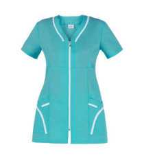 Casacca Altea - da donna - manica corta - taglia L - verde acqua - Giblor's Casacca Altea - da donna - manica corta - taglia L - verde acqua - Giblor's