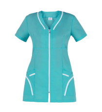 Casacca Altea - da donna - manica corta - taglia L - verde acqua - Giblor's Casacca Altea - da donna - manica corta - taglia L - verde acqua - Giblor's