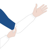 Coprimaniche monouso - 40 cm - LDPE - bianco - Worker - conf. 100 pezzi