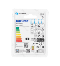 Lampadina Led G4 2W 200 lumen luce calda 3000K Dimensioni:D13xH37mm Equivalenza incandescente:21W Angolo illuminazione 360