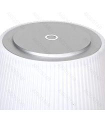 Lampada da scrivania ricaricabile argento 4W 400lumen,CCT con regolazione intensità e cambio colore touch, L130xW130xH380mm Lampada da scrivania ricaricabile argento 4W 400lumen,CCT con regolazione intensità e cambio colore touch, L130xW130xH380mm