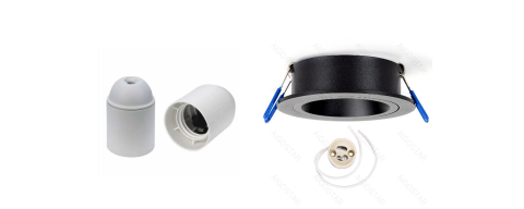 Portalampada e portafaretti