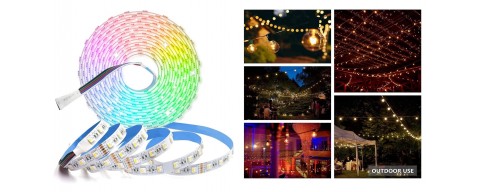 Catene e strisce luminose led