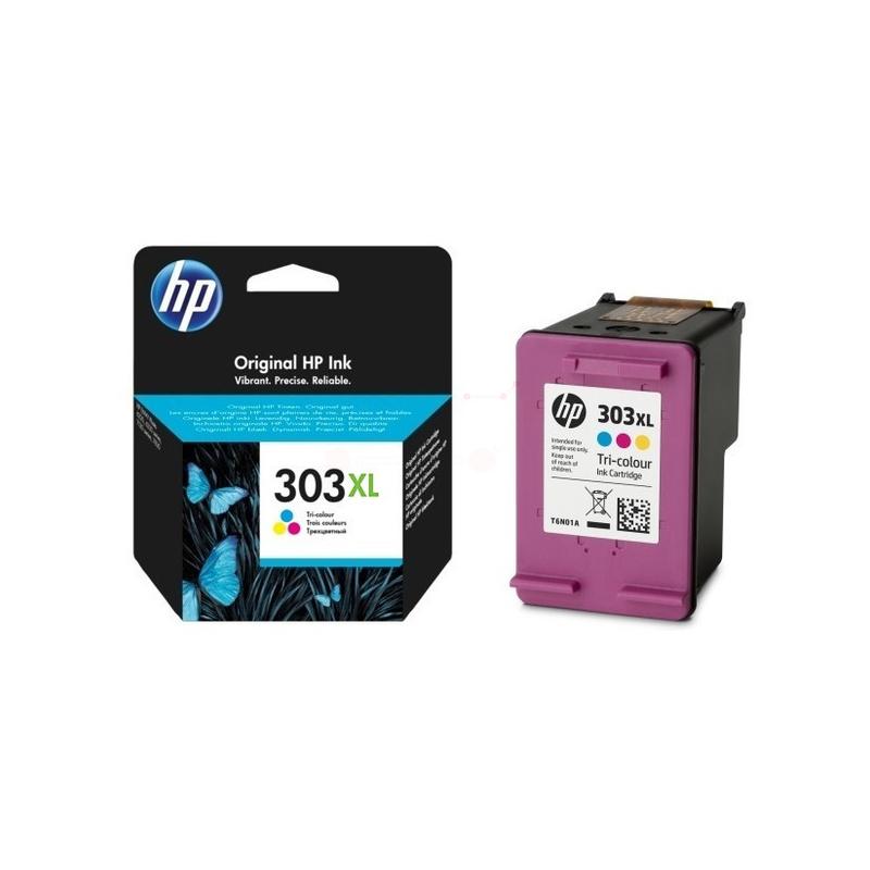 Cartuccia Hp 303xl Colore Originale T6n03ae Per Hp Envy Photo 6220