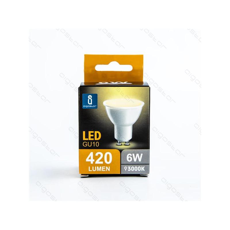 Equivalenza Lampade Led E Incandescenza.Faretto Led Gu10 A5 6w 420 Lumen Color Box 3000k Luce Calda Misura D50 H55mm Equivale A 40w Incandescenza Toner Cartucce Compatibili E Rigenerate Punto Rigenera