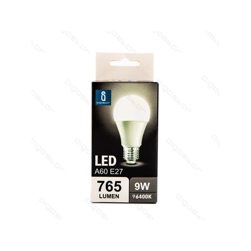 Equivalenza Lampade Led E Incandescenza.Lampadina Led A5 A60 9w Attacco E27 765 Lumen Color Box 6400k Luce Fredda Misura D60 H109mm Equivale 75w Incandescenza Toner Cartucce Compatibili E Rigenerate Punto Rigenera