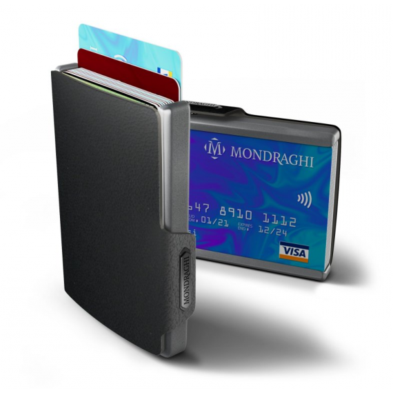 Mondraghi mini-wallet portatessere e banconote. RFID block